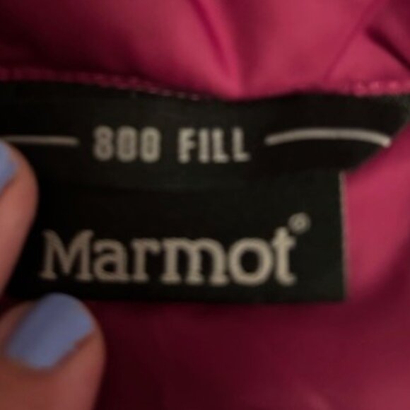 Marmot Women's 800 fill down vest size Large - Picture 6 of 7